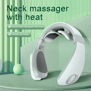 Portable Mini Cervical Massager - Deep Massage & Hot Compress for Lumbar Soreness Relief