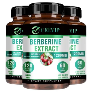 Berberine 1200mg Supplement - Gut Health, Immunity & Glucose Support | 120 Capsules
