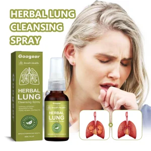Googeer Natural Herbal Lung Clearing Spray - Detoxify, Relieve Cough & Throat Discomfort | 30ml