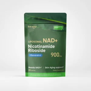 NAD+ NR900 Supplement - Liposomal Nicotinamide Riboside, Resveratrol & Quercetin for Skin & Wellness