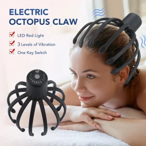 Electric Octopus Claw Scalp Massager - Stress Relief & Hair Stimulation
