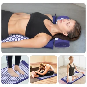 TOMSHOO Acupressure Mat & Pillow Set - Tension Relief & Muscle Relaxation